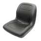 Black High Back Seat Fits John Deere Skid Steer Loader 70 125 240 7775 8875