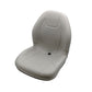 Gray Vinyl Ultra High Back Seat Fits John Deere Replaces 4478301