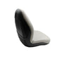 Gray Vinyl Ultra High Back Seat Fits Exmark Replaces 1-513147