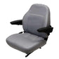 Gray Seat w/armrests Fits Exmark, Fits Toro Zero Turn Mowers