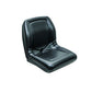 High-Back Seat KM 225 Black Vinyl Bucket Seat Fits Cub Cadet 01004834 02001943