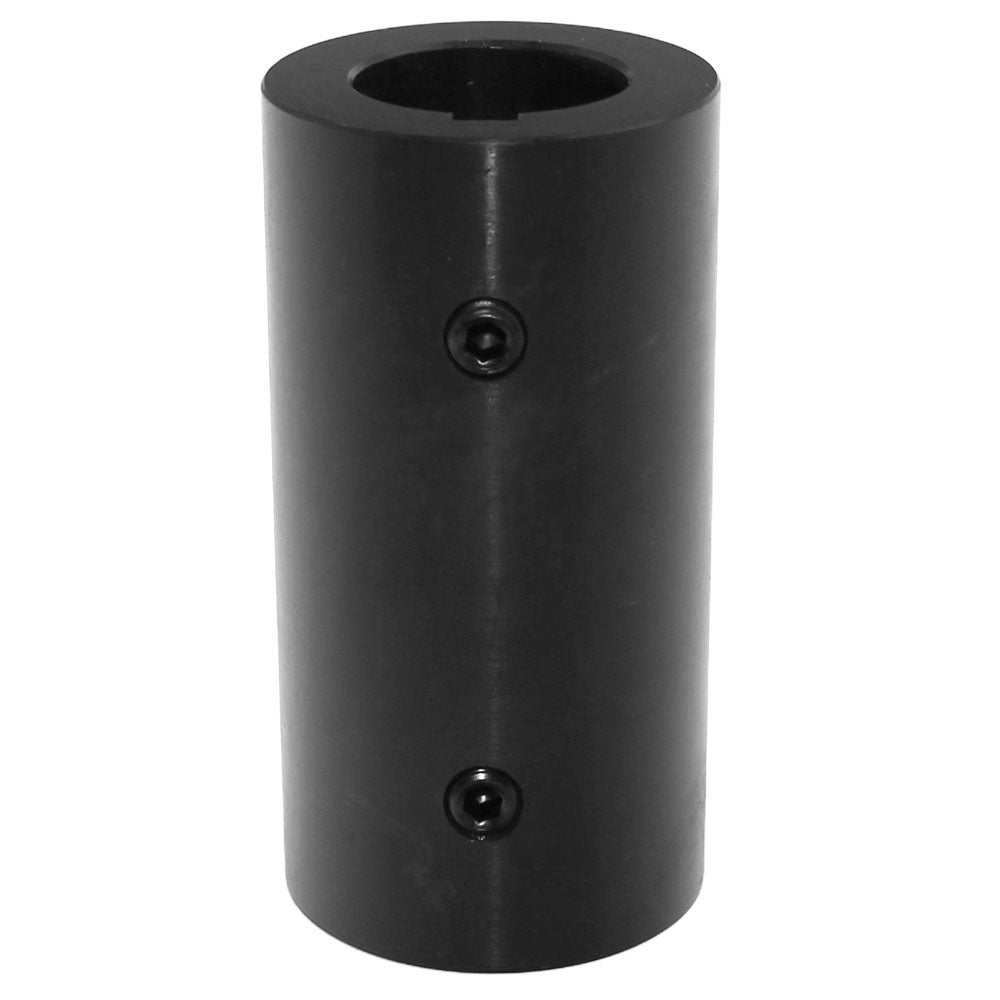Shaft Coupler 1-3/8" Round Bore 4-1/2" L 2-5/16" OD Black Oxide Finish SHFTR2200