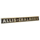 70242700 New Side Name Plate Emblem Fits Allis Chalmers 616 801 802 D10 D12 D15