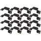 Sixteen Pocket Brackets B2373G for Truck Trailer Stake Posts Made w/ 12Ga Steel