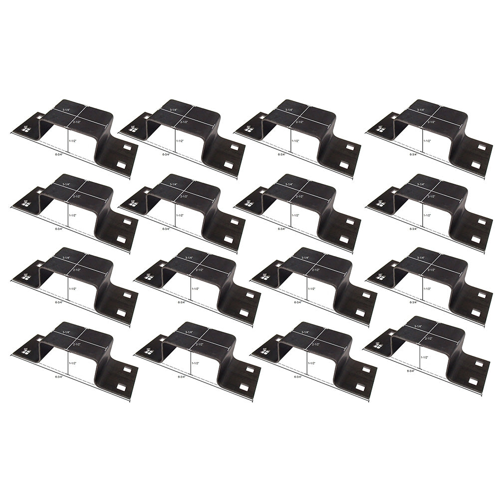 Qty 16: Bolt-on Stake Pocket Fits Universal Products Replaces BS-1-LOT10