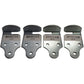 (4) Trailer Utility Wood Sides Latch Rack Stake Body Gates Corner Brackets Set