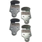 (4) Trailer Utility Wood Sides Latch Rack Stake Body Gates Corner Brackets Set