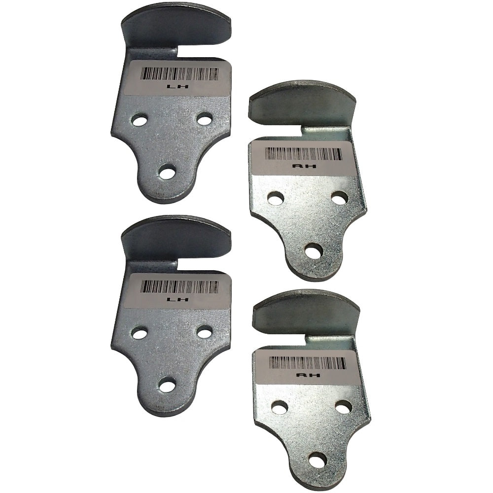 383CB Qty 2: RH & LH Latch Rack Corner Bracket Set Fits Universal Products