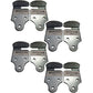 Trailer Wood Sides Latch Rack Stake Body Gates Corner Brackets 2 Set 8 pc PK-SB