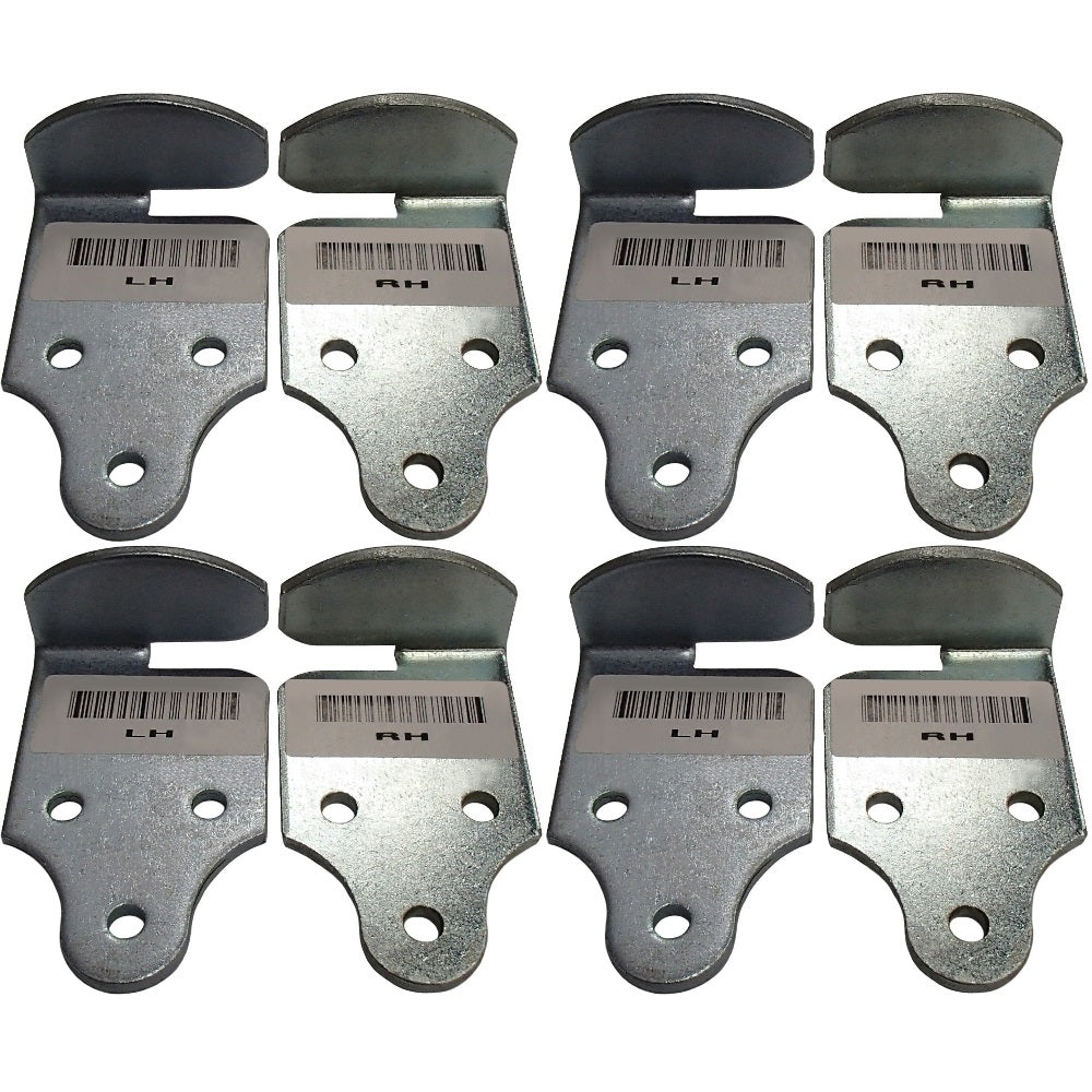 383CB Qty 4: RH & LH Latch Rack Corner Bracket Set Fits Universal Products