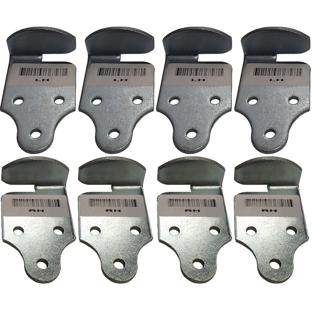 Trailer Wood Sides Latch Rack Stake Body Gates Corner Brackets 2 Set 8 pc PK-SB