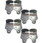 383CB Qty 4: RH & LH Latch Rack Corner Bracket Set Fits Universal Products
