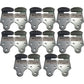 Eight (8) Packs of LH RH Corner Brackets For Utility Trailer Wood Panel Sides