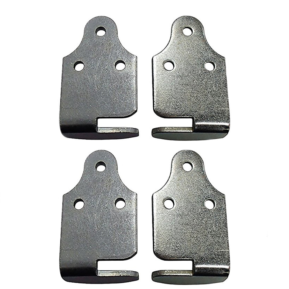 (4) Trailer Utility Wood Sides Latch Rack Stake Body Gates Corner Brackets Set