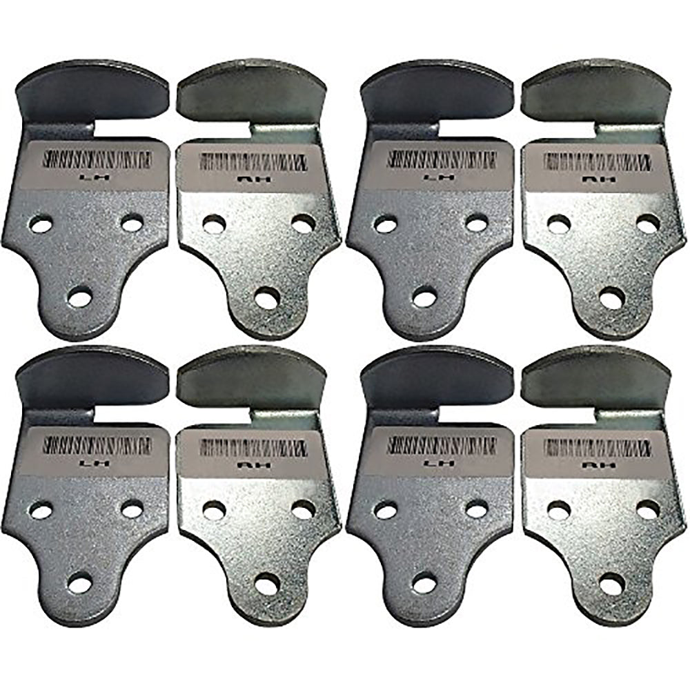 Trailer Wood Sides Latch Rack Stake Body Gates Corner Brackets 2 Set 8 pc PK-SB