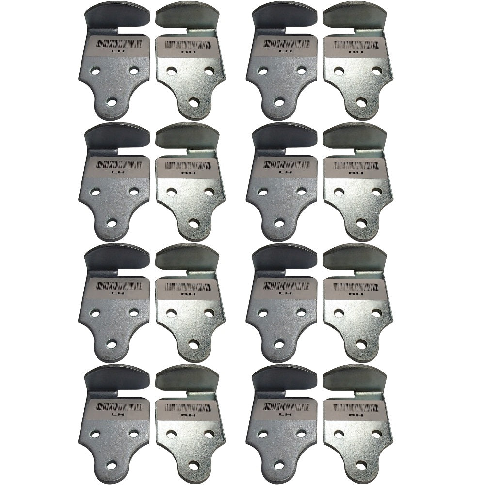 383CB Qty 8: RH & LH Latch Rack Corner Bracket Set Fits Universal Products