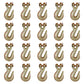 (20 pack) 5/16" Clevis Grab Hook Wrecker Chain Tow Tie Down Flatbed