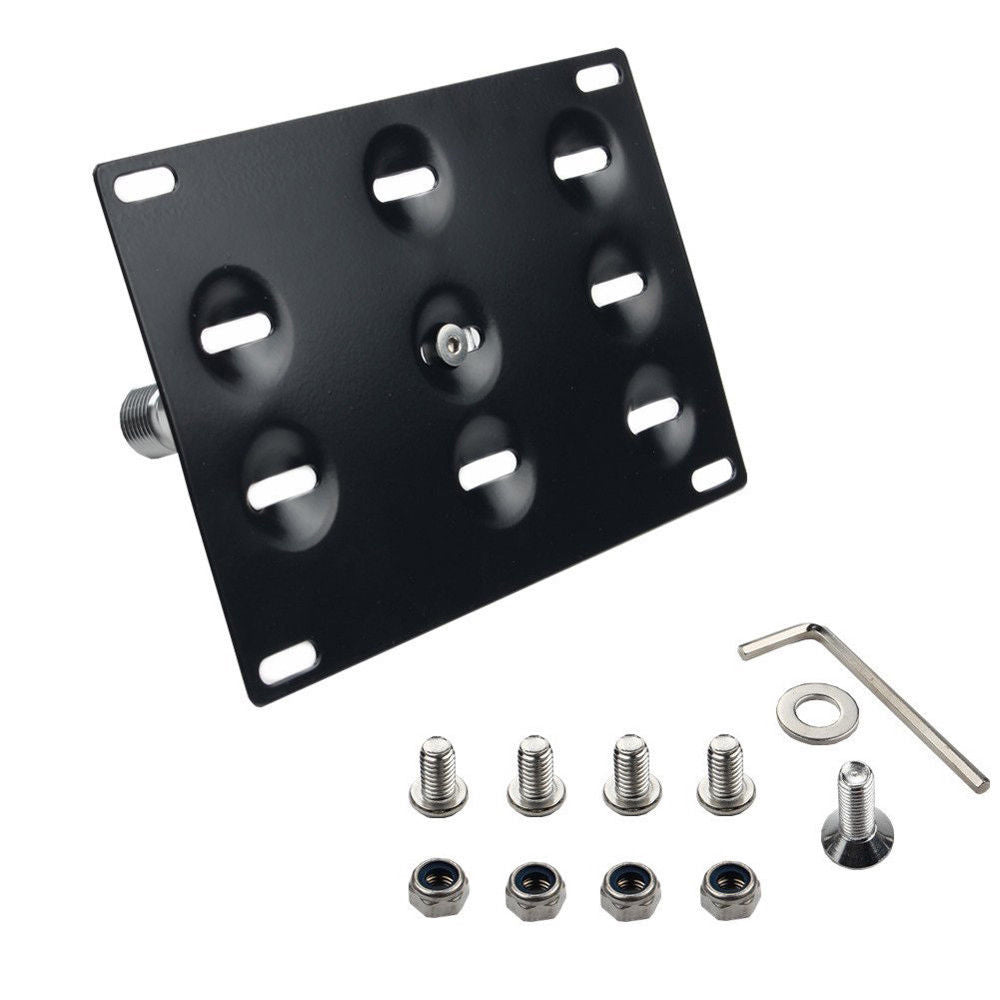 Front Bumper Tow Hook License Plate Mount Bracket for Mini Cooper S R50 R56 R57