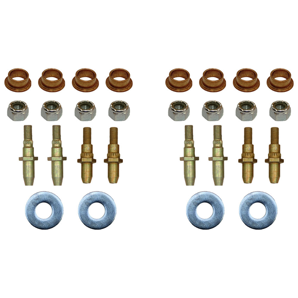 8 - Dorman Front Threaded Door Hinge Pin & Bushing Kits for Chevy GMC Truck
