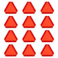 SHN20-0244 Set of 12 Slow Moving Vehicle Signs 16" x 14" with Aluminum Backing