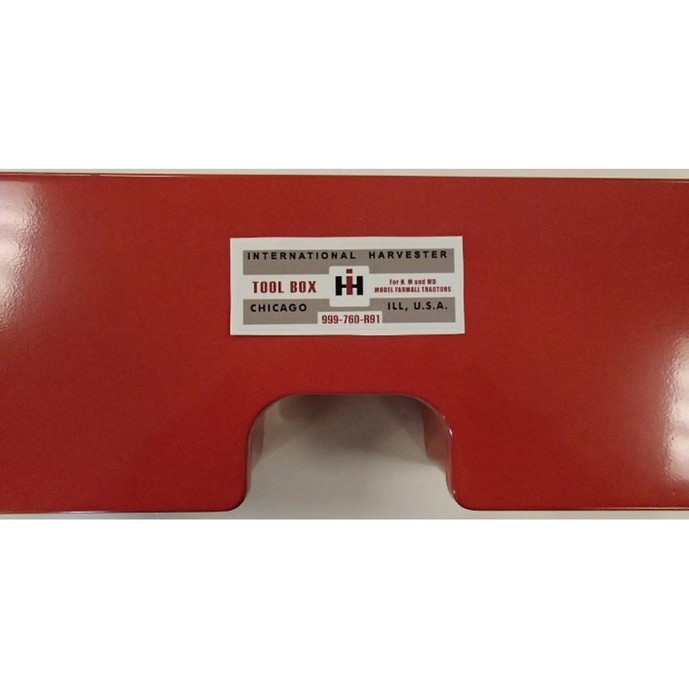 999760R91 Light Bar Mounted Tool Box With Lid Fits Case-IH Tractor Models