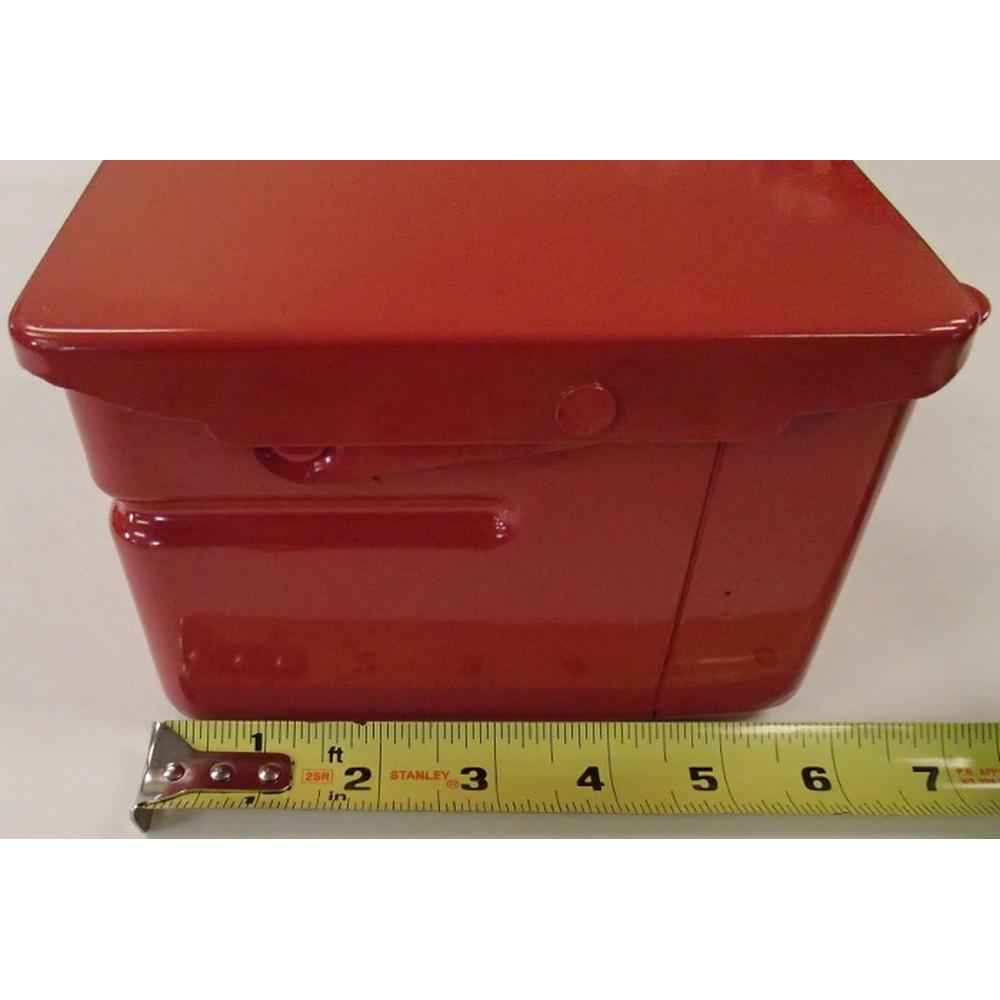 999760R91 Light Bar Mounted Tool Box With Lid Fits Case-IH Tractor Models