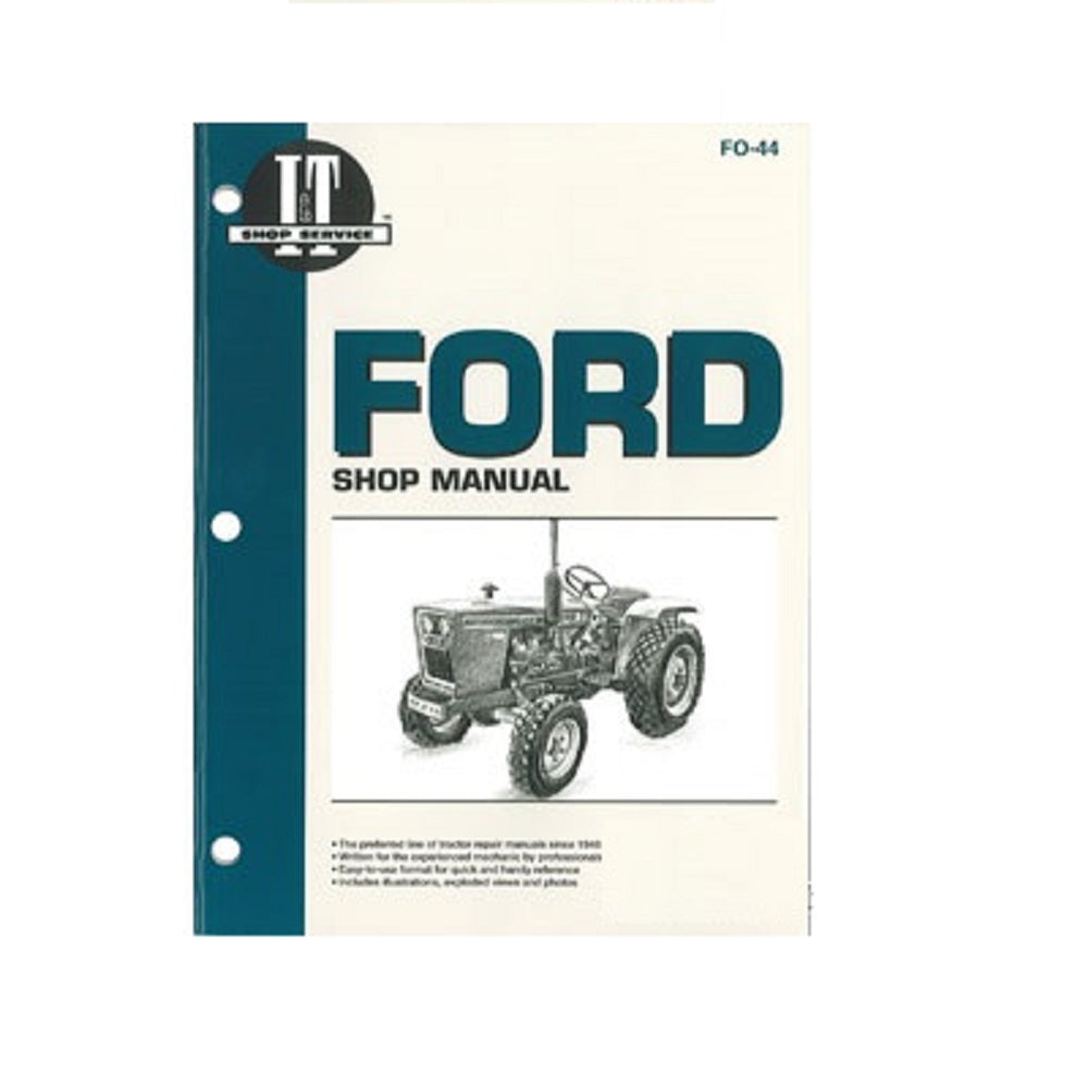 Shop Manual Fits Ford 1100 1110 1200 1210 1300 1310 1500 1510 1700 1710 1900 191