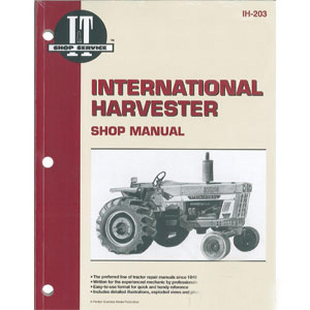 SMIH203 New Shop Manual Fits Case-IH Tractor Models 454 1026 1066 1086 +