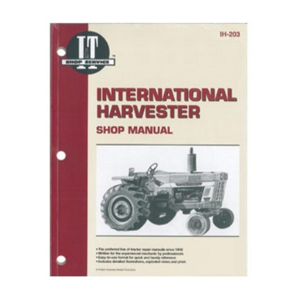 SMIH203 New Shop Manual Fits Case-IH Tractor Models 454 1026 1066 1086 +