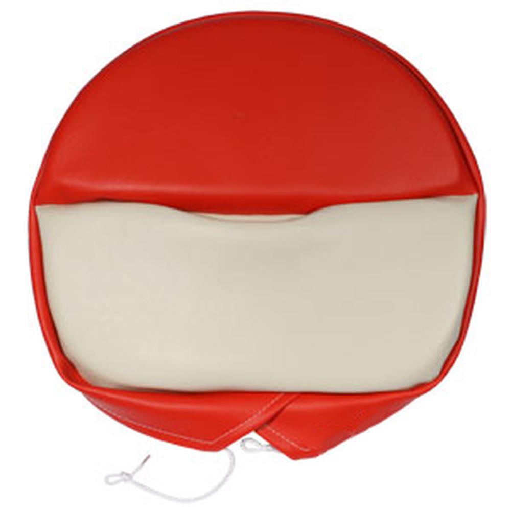 Deluxe Red & White Seat Cover Fits Case/International Harvester Replaces IH10