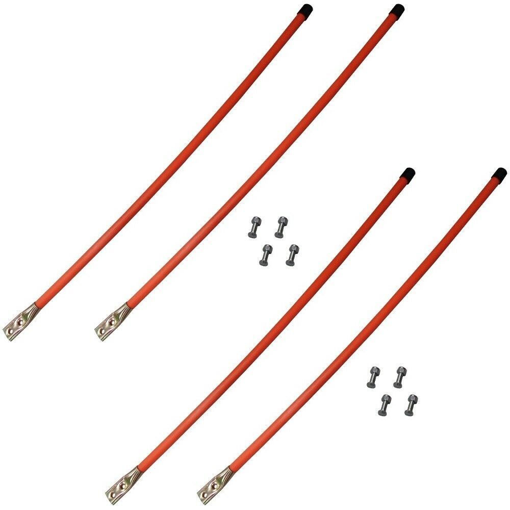 4 Universal SNOW PLOW BLADE MARKER GUIDES Fits Boss BAX 0005 Buyers SAM 1308200
