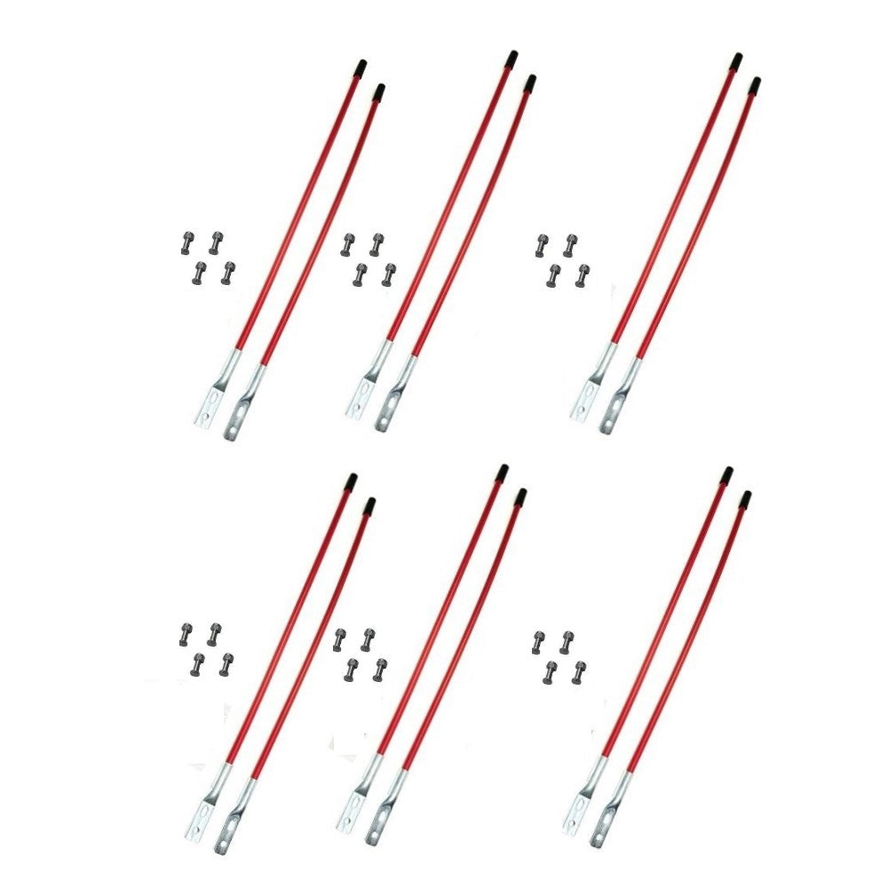 Qty 6: Pair of 27" Snow Plow Marker
 Fits Sno-Way Replaces 96106696