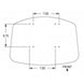 SR44700BU Cushion Set, Yellow Vinyl, Unassembled w/Brackets-(3pc)Fits John Deere