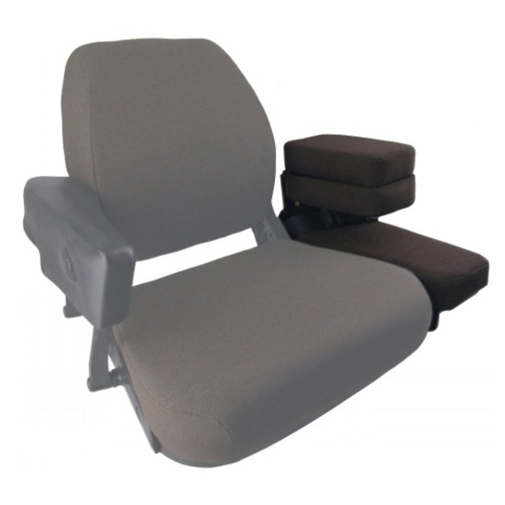 Side Kick Buddy Seat Fabric Dark Kayak Brown Fits John Deere 4230 9400 7700