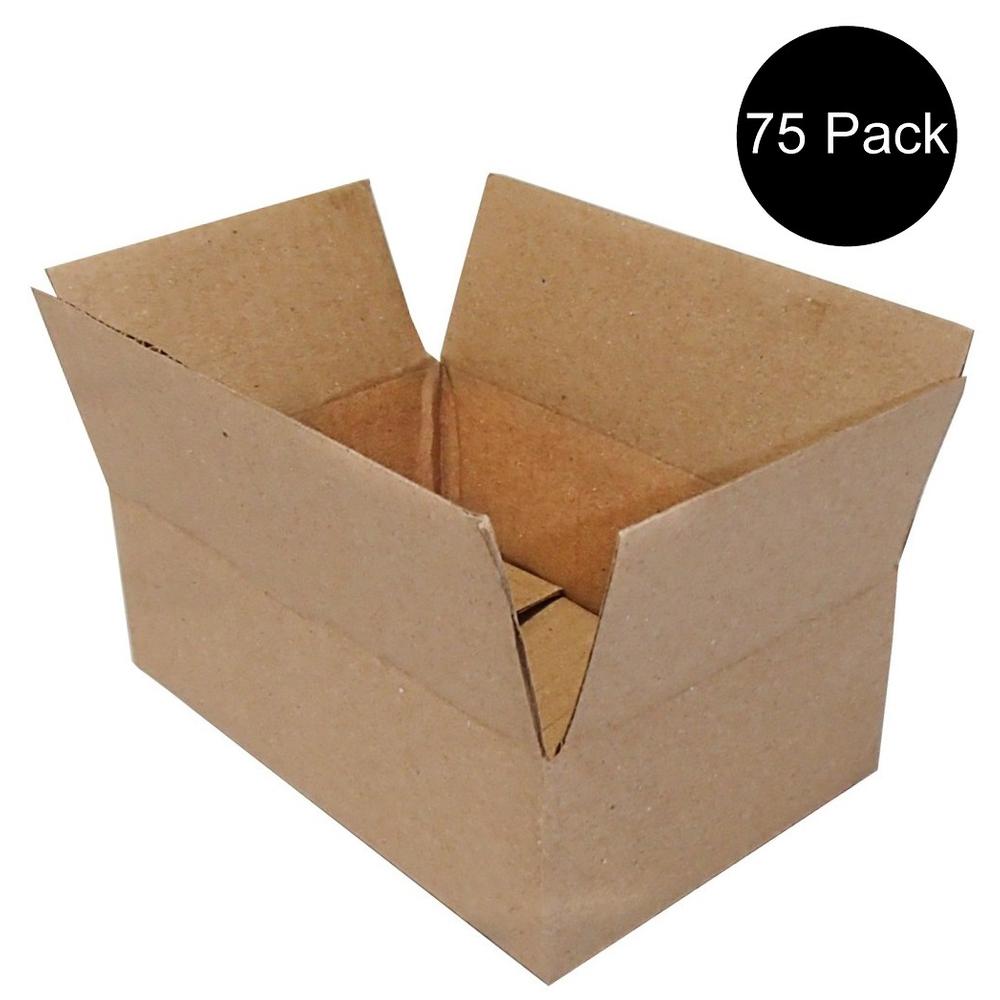75 6x4x2 Cardboard Packing Moving Boxes Corrugated Box Cartons