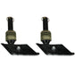 Qty 2: Snow Plow Shoe w/ Square Foot Fits Universal Products Replaces 09126