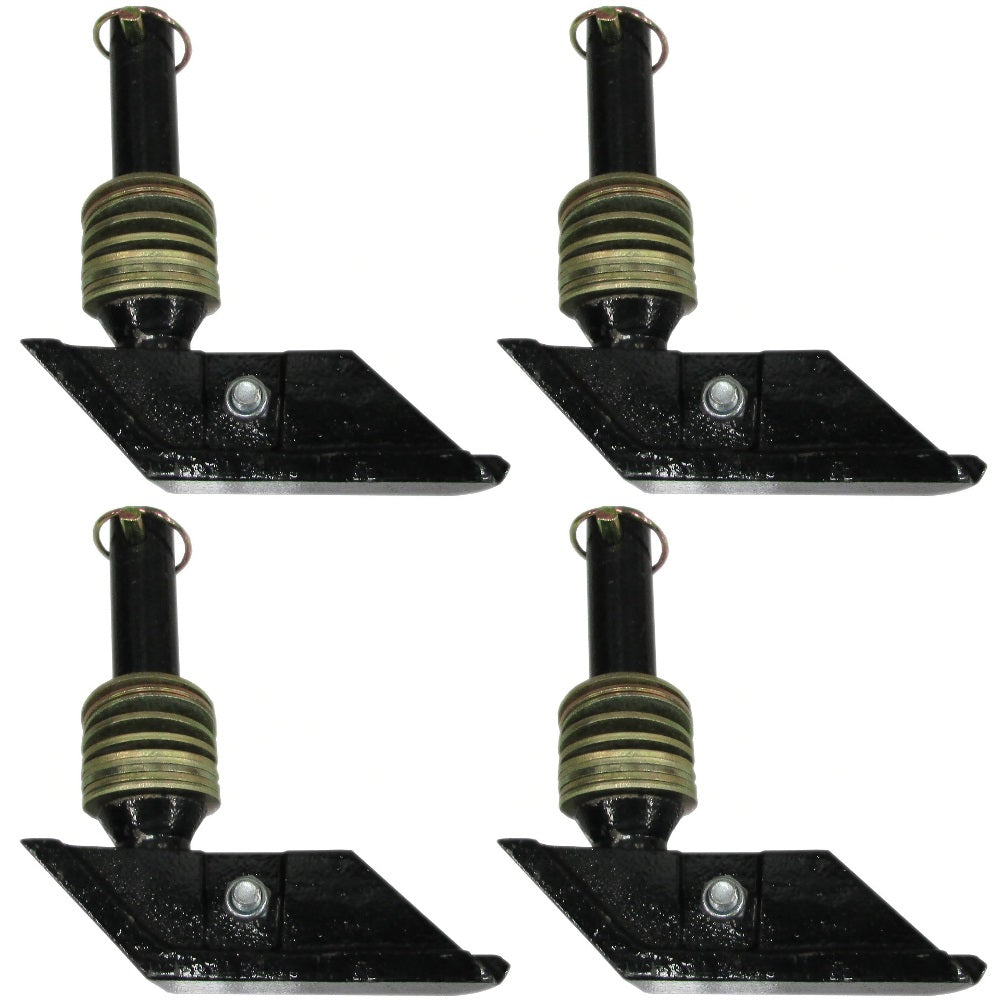 Qty 4: Snow Plow Shoe w/ Square Foot Fits Western Replaces 09126