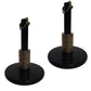 (2) 49067 Snow Plow Shoe Assemblies Fits Western Plow 1" Rod 6’’ Disc 19 Washers