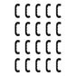 20PK (20)- Rubber Paddles Fits Toro Snow Blowers CCR 2000 3000 2400 2450 3650 22