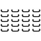 20PK (20)- Rubber Paddles Fits Toro Snow Blowers CCR 2000 3000 2400 2450 3650 22