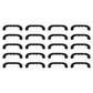 20PK (20)- Rubber Paddles Fits Toro Snow Blowers CCR 2000 3000 2400 2450 3650 22