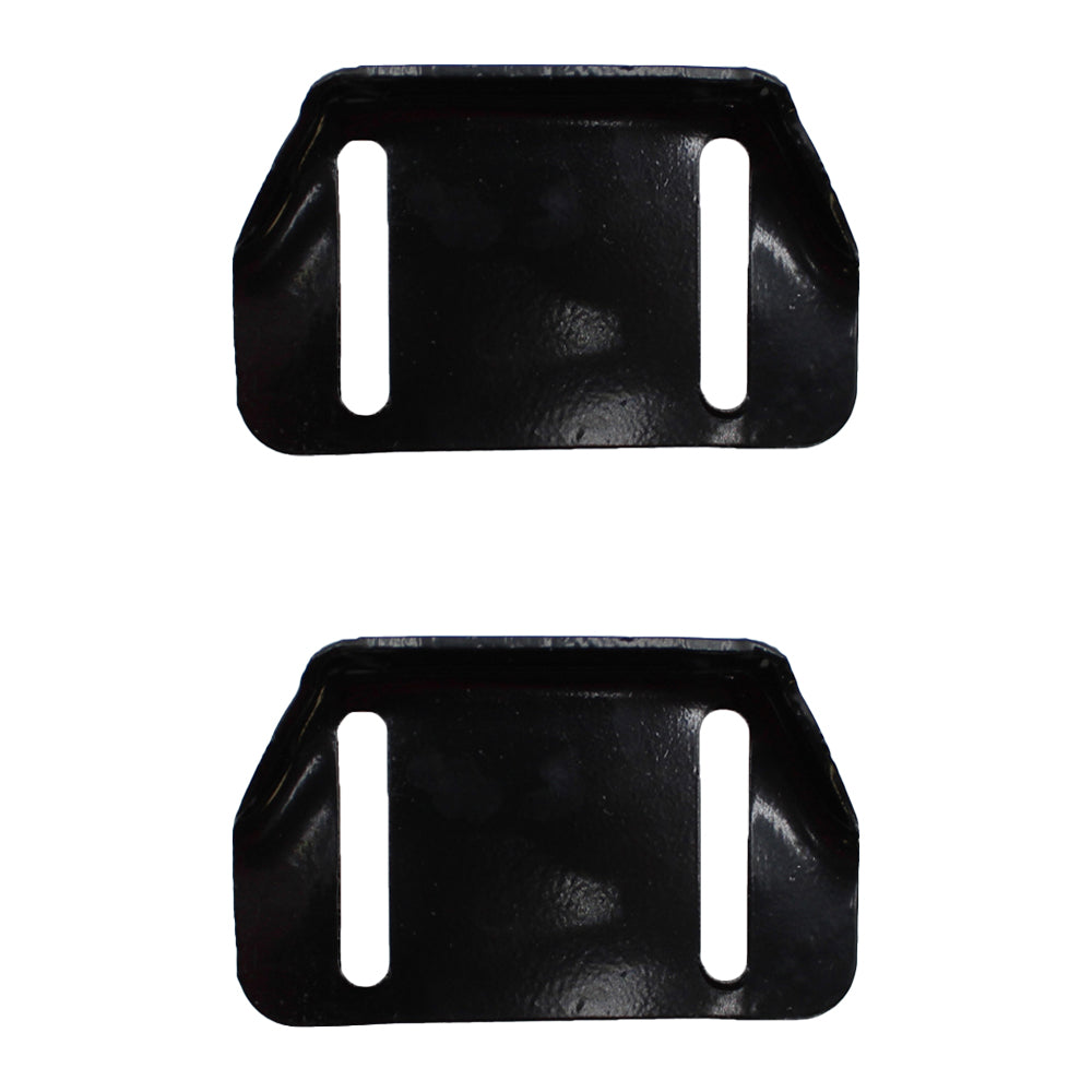Set of 2 Snowblower Black Slide Skid Shoes for 784 5580 MTD Fits JD Snow Shoe 2p