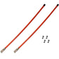 One New Set Of Orange Snow Plow Marker Guide Sticks Blade Markers