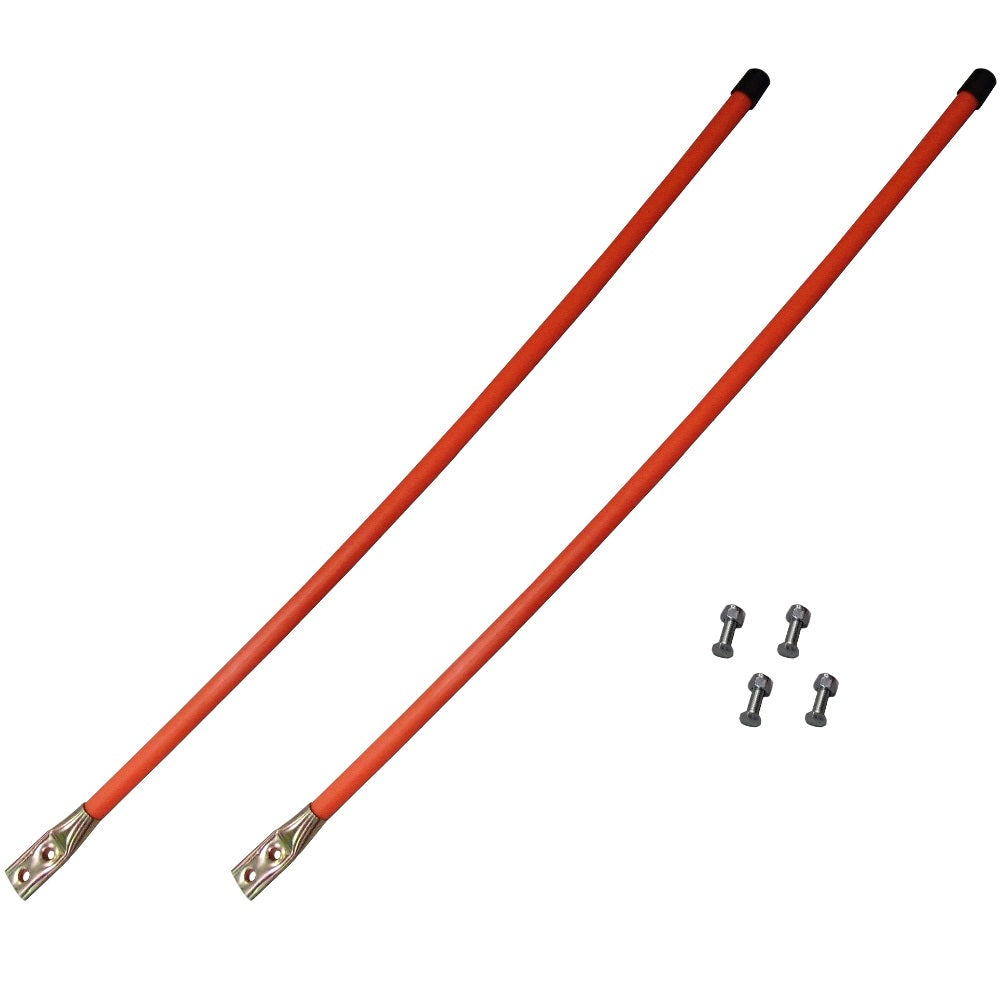 Pair of 36" Orange Blade Markers Fits Sno-Way Replaces 2036