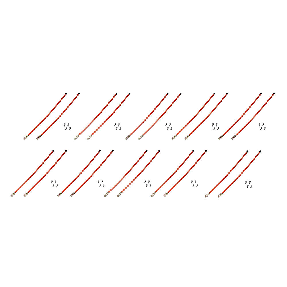 Qty 10: Pair of 36" Orange Blade Markers Fits Hiniker Replaces 2036