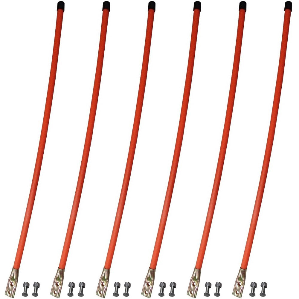 Qty 3: Pair of 36" Orange Blade Markers Fits SNOWDOGG Replaces 2036
