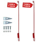 Buyers Products Set of 26" Blade Guide Kit with Flags for Western Pro-Plow 2