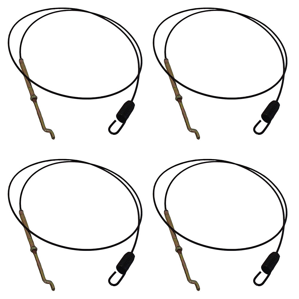 746-0897 Four (4) Auger Clutch Cables For MTD Built 2 Stage Snowblowers