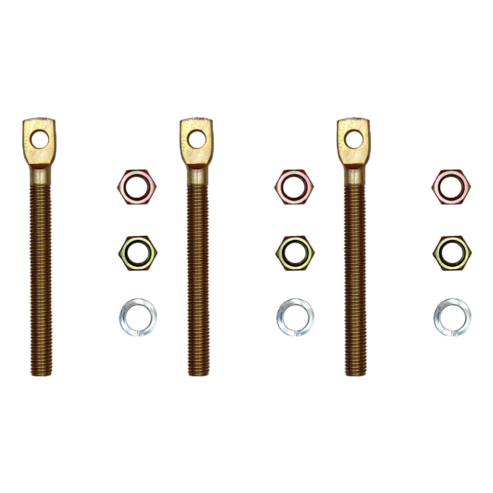 Qty 3: Snow Plow Eyebolt w/ Nuts Fits CURTIS Replaces 09124