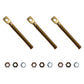 Qty 3: Snow Plow Eyebolt w/ Nuts Fits Arctic Replaces 09124